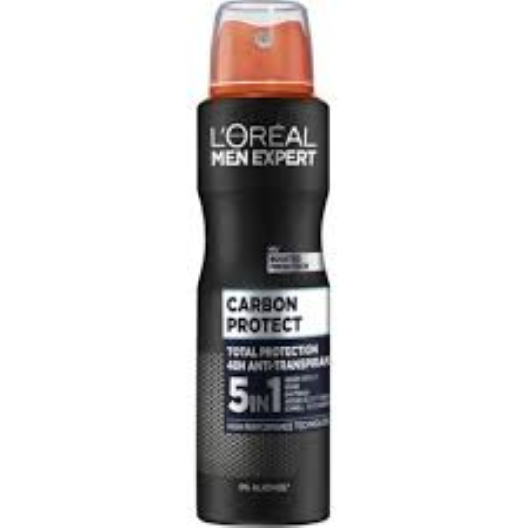 LOREAL MEN EXP DEO SPRAY 5IN1 CARBON PROTECT 300ML